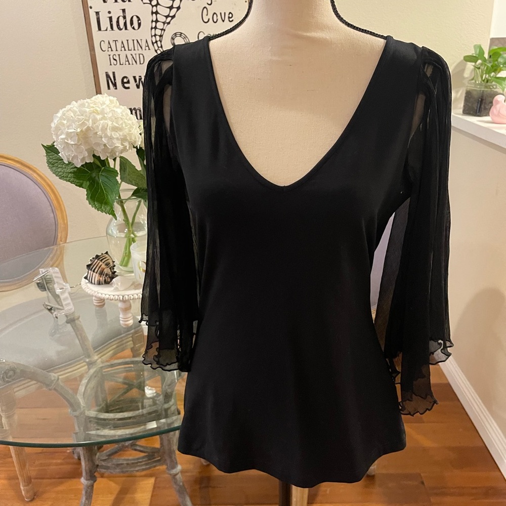 Anne Fontaine Black Blouse